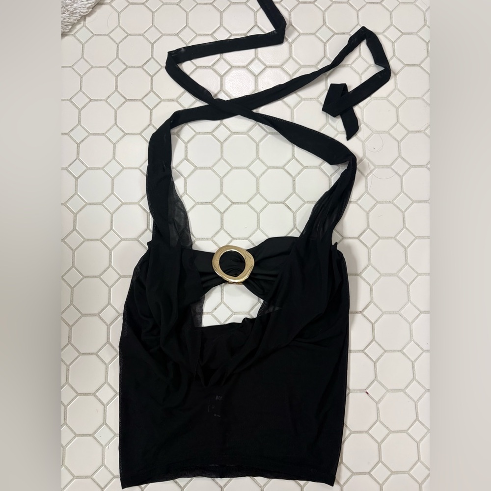 Mesh top with bra